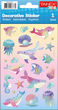 Tanex Puffy Okyanus Hayvanları Serisi TNX-27247