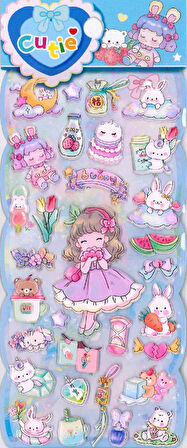 Tanex Puffy Sevimli Kız Serisi TNX-28901