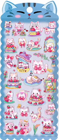 Tanex Puffy Sevimli Kedi Serisi TNX-28909