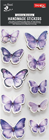 Tanex Handmade Taşlı Kelebek-3 Serisi TNX-28043