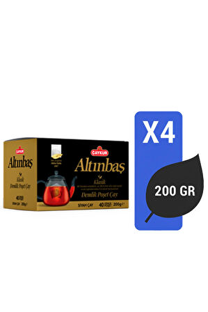 Çaykur Altınbaş Demlik Poşet Klasik 200 Gr x 4 Adet