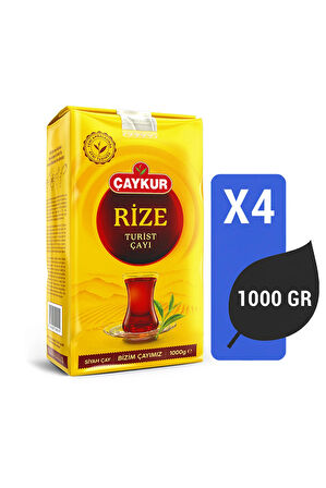 Çaykur Rize Turist Çayı 1000 gr x 4 Adet