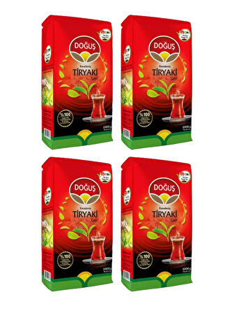 Doğuş Tiryaki Çayı 1000 gr x 4 Adet