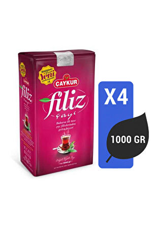 Çaykur Filiz Çayı 1000 gr x 4 Adet