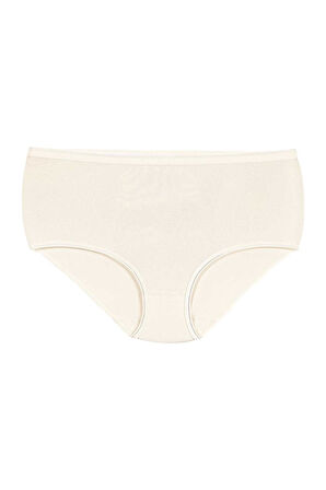 Yıldız 3748 Ekru Likralı İz Yapmaz Kadın Bato Külot