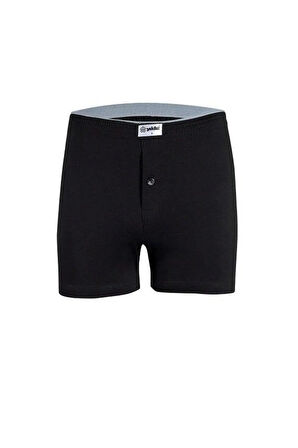 Yıldız 43 Lacivert Düz Renk Bol Kesim Erkek Boxer