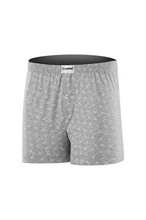 ÇAPALI HAVLU BEL BOXER Gri