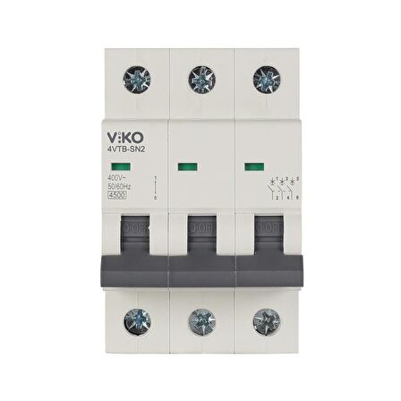 Viko Otomatik Sigorta 3x40A B 4.5kA 4VTB-3B40