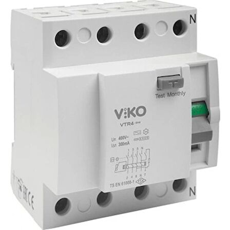 VİKO 4X80A 30mA K.A.K.R