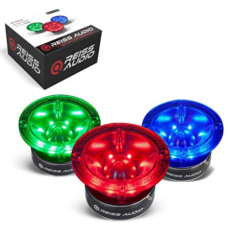 TWEETER BULLET 12CM 600W RGB LEDLİ 1 ADET REISS AUDIO RS-TA92LD