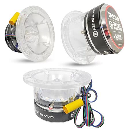 TWEETER BULLET 12CM 600W RGB LEDLİ 1 ADET REISS AUDIO RS-TA92LD