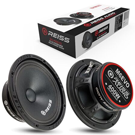 OTO MIDRANGE 16CM 400W 2 ADET REISS AUDIO RS-M6EVO