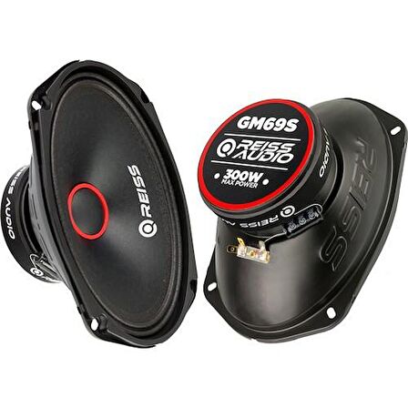 Reiss Audio RS-M69HS 400 Watt Max Power+150 Watt RMS Power+6x9 Oval Midrange