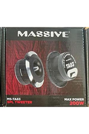 MASSİVE MS-TA83 SPL TWEETER 200 WATT MAXİMUM POWER ÇİFT FİYATI