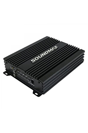 Soundmax SX-N1000.1D Mono Amfi 1 Ohm 1000W Rms 4 Ohm 370W Rms  Bas Kontrol Aparatlı