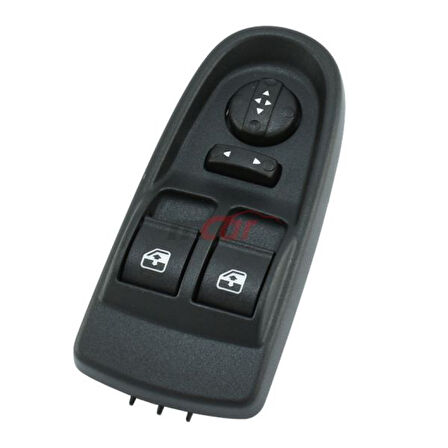 İveco Ticarı Cam Anahtarı (dugmesi) Ciftli Sol Daıly 12>14 Cerceveli (ayna Ayarlı) - Kraw An-1240