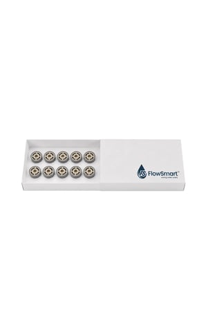 Avantaj Paketi (10’lu) – 15 L/DK Bahçe Musluğu Gömme Debi Regülatörü | %30’a Varan Su Tasarrufu
