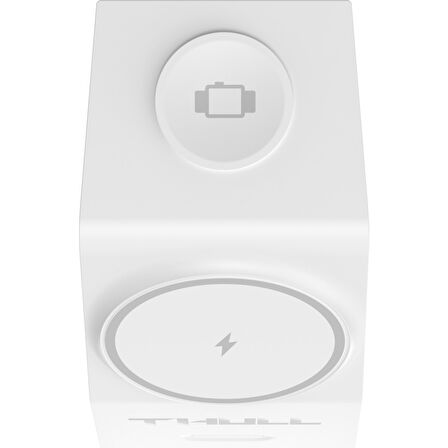 THL-WSC-D12 3’ü 1 Arada Kablosuz Şarj Standı iPhone Akıllı Telefon Airpods ve Apple Watch Uyumlu 15W Hızlı Şarj Cihazı