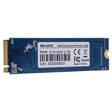 Hi-Level HLV-M2PCIeG4X4SSD2280 M2 2 TB M.2 3600 MB/s 5100 MB/s SSD 