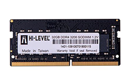 Hi-Level 32GB DDR4 3200Mhz SODIMM 1.2V HLV-SOPC25600D4/32G