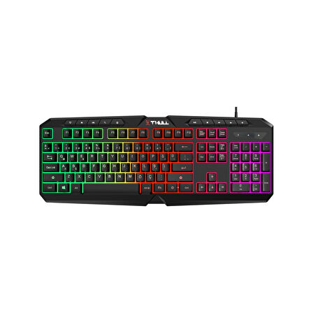Vortex THL-KB-VTX815S Rgb Aydınlatmalı Kablolu Gaming Klavye 104 Tuş 19 Anti Ghosting USB Türkçe Q