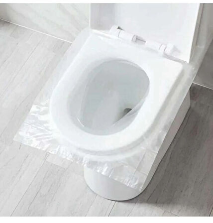 Klozet Kapak Örtüsü Klozet Poşeti Klozet Örtüsü Tek Kullanımlık 50 Adet