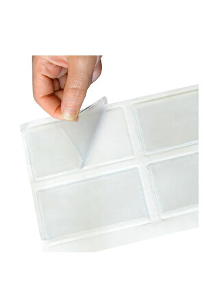Yapışkanlı Kart Ve Kartvizit Cebi, Arkası Yapışkanlı, A7 82x113 Mm - 100 Adet