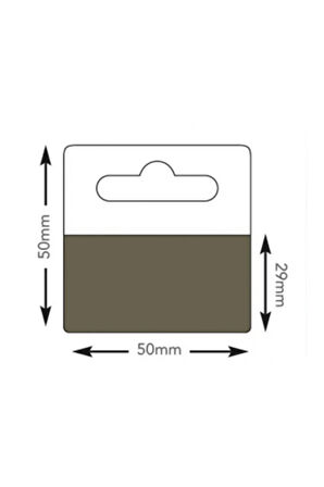 Yapışkanlı Plastik Askı Aparatı 5×5 Cm Rulo (1000 Adet – Ta400gr) Ht345