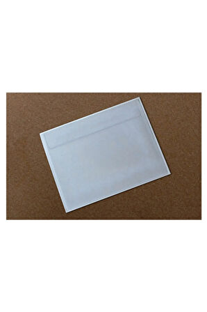 Plastik Yapışkanlı Cep 22×16 Cm (a5 Için), Üstten Kapaklı, 100 Adet