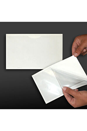 Plastik Yapışkanlı Plastik Cep 22×16 Cm (A5 İÇİN) 100 Adet