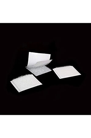 2x2cm Kare Kesim Cırt Bant, Arkası Yapışkanlı, Beyaz 1000 Adet Erkek-dişi Takım