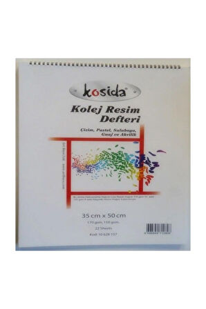 Kolej Resim Defteri 35x50 Cm 22 Yp.