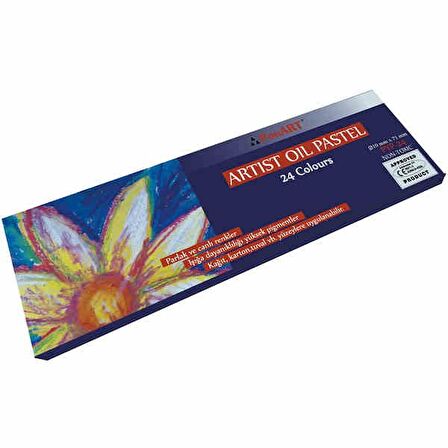 Ponart Artist Yağlı Pastel Boya 24 Renk