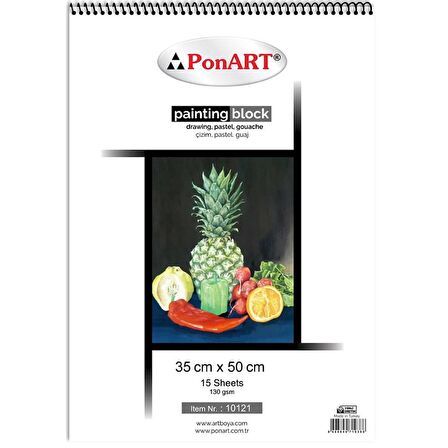 Ponart Drawing & Painting Blok 130 gr 35x50 cm 15 Yaprak PHM-10-121