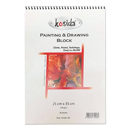 PONART KOSİDA 25X35 190 GR RESİM BLOK