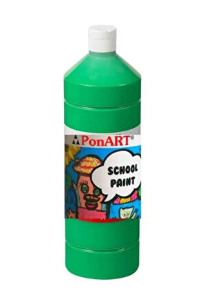 School Paint Tempera Boya 1000 ml. PSP-2215 ORTA YEŞİL