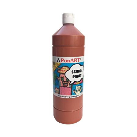 Ponart School Paint Çok Amaçlı Okul Boyası Açık Kahve 250 ml