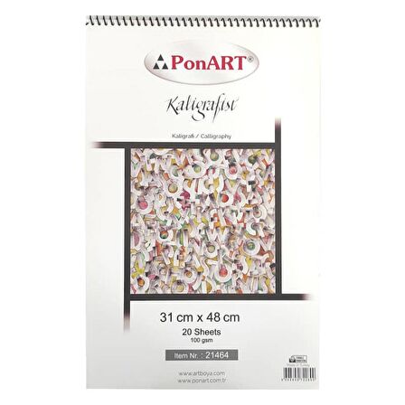 Ponart Kaligrafist Blok 31x48 cm 100 gr 20 Yaprak