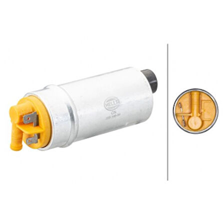 Bmw Yakıt Pompası Bar120 L / H (dizel) Bmw E39 95>03 Audı A4 B5 A4 B5 - Hella 8tf358146-341