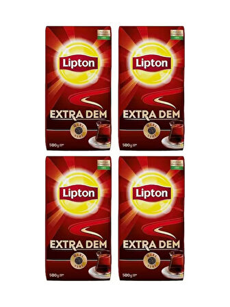 Lipton Extra Dem Dökme Çay 500 Gr X 4 Adet