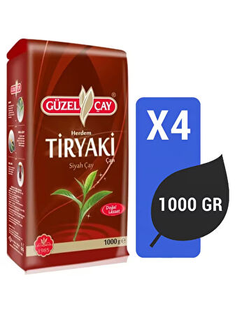 Güzel Çay Herdem Tiryaki 1000 Gr X 4 Adet