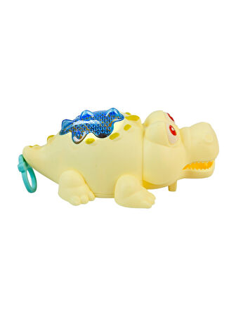 Cosby Kurmalı Işıklı Neşeli Timsah - Sarı