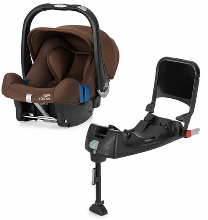 Britax-Römer Baby Safe Plus SHR II Bundle 0-13 kg Ana Kucağı ve Baza Wood Brown