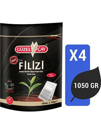 Güzel Çay Filiz 30 Gr 35 Adet 1050 Gr X 4 Adet