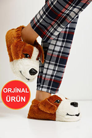 Devida Orjinal Yumuşak Taban Sevimli Köpek Panduf