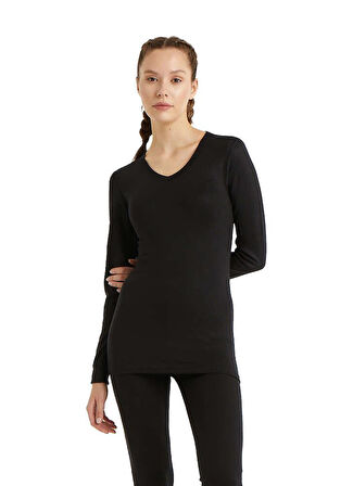 Blackspade Unisex Siyah Termal Üst İçlik 2. Seviye 1257