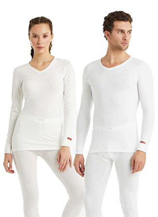 Blackspade Unisex  Beyaz Termal Üst İçlik 2. Seviye 1257
