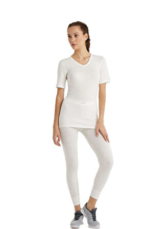 Blackspade Unisex Beyaz Termal İçlik 2. Seviye 1263