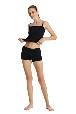 Blackspade Kadın Siyah Boxer Essential 1301