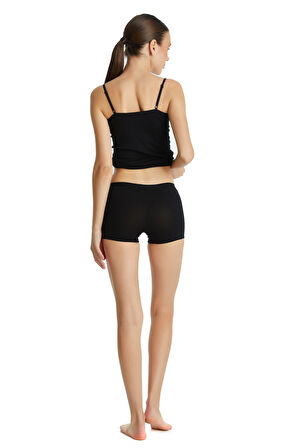 Blackspade Kadın Siyah Boxer Essential 1301